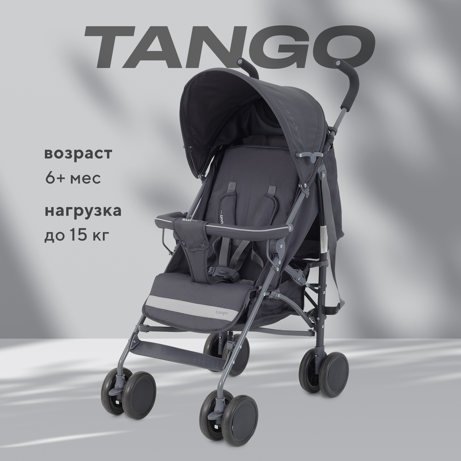 Коляска детская прогулочная RANT basic Tango RA352 Graphite