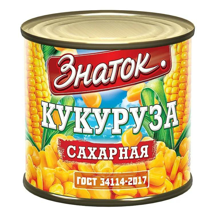 

Кукуруза Знаток сахарная 425 мл