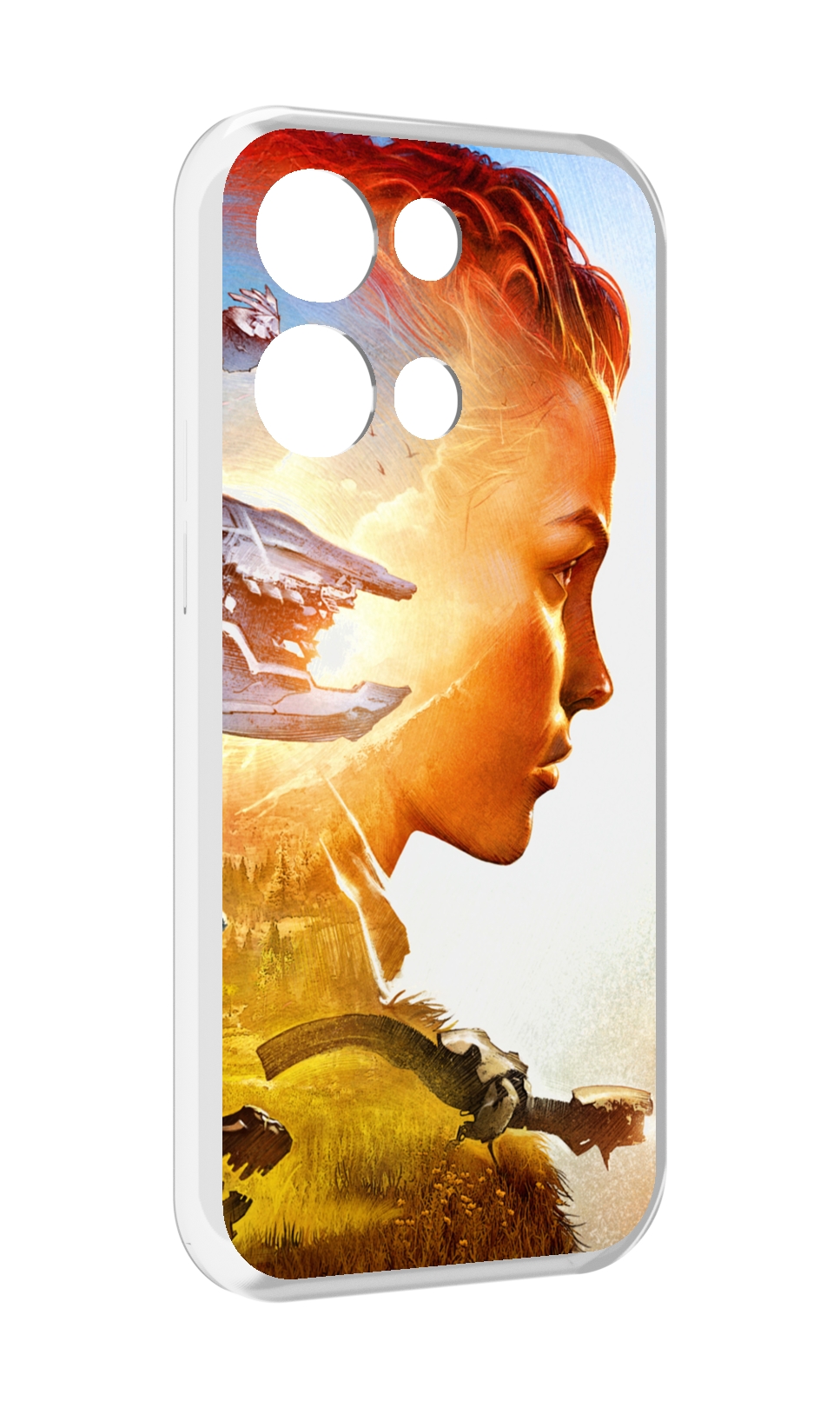 

Чехол MyPads Horizon Zero Dawn art для OPPO Reno8 Pro, Прозрачный, Tocco