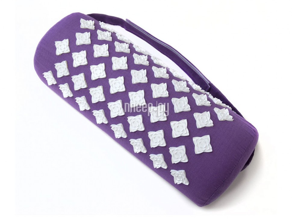 фото Подушка smart textile smart massage 39x15x10.5cm purple st4328 smart-textile