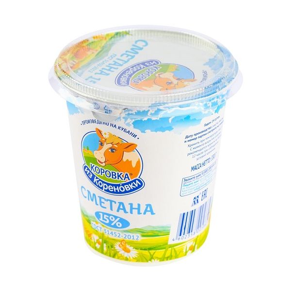 

Сметана Milco Бабушкина лавка 15% БЗМЖ 330 г