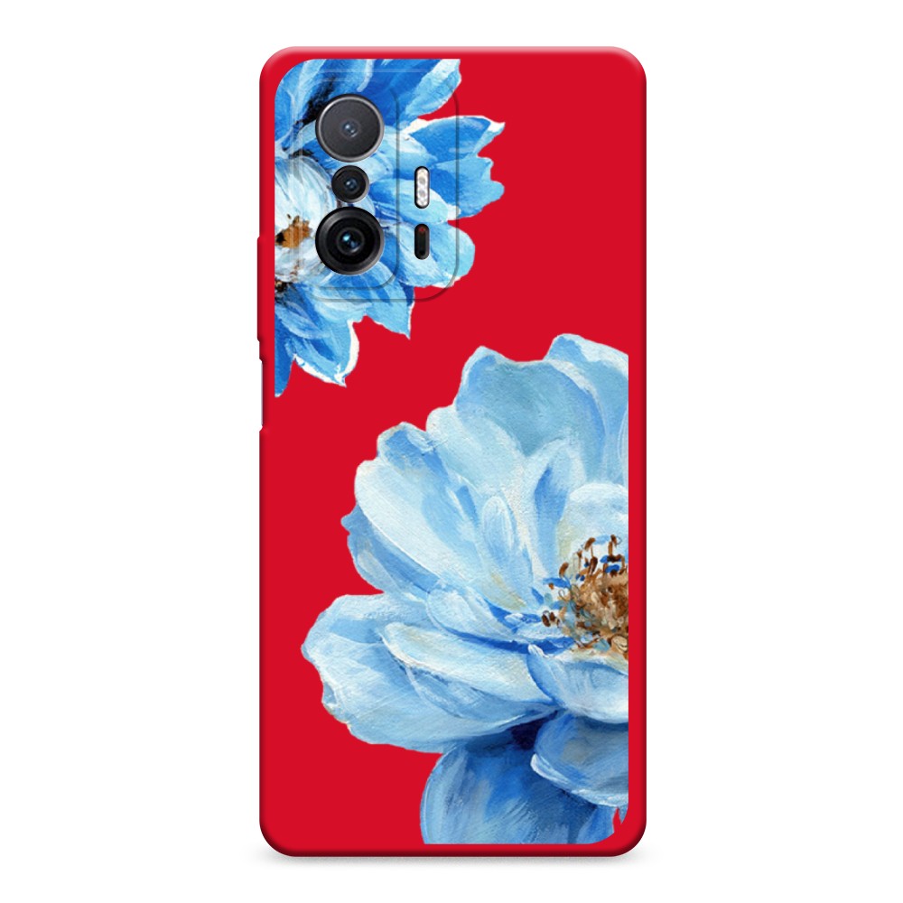 

Чехол Awog на Xiaomi Mi 11T/11T Pro "Голубые клематисы", Разноцветный, 311253-1