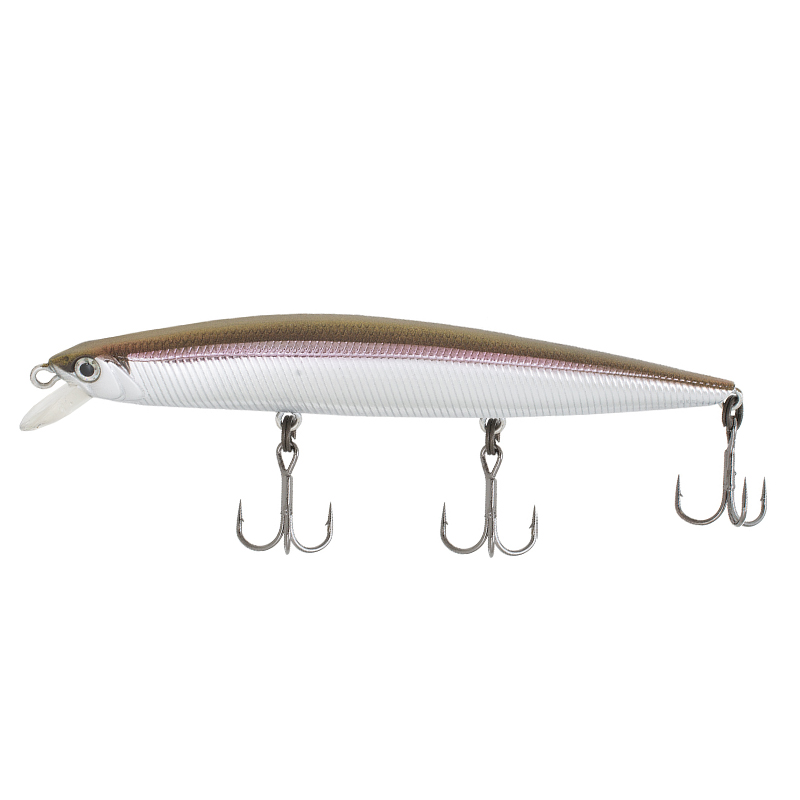

Воблер TSURIBITO HARD MINNOW 130F/530, Белый;коричневый, HARD MINNOW
