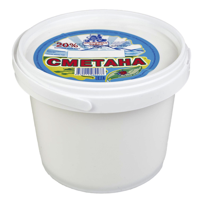 

Сметана Milco Бабушкина лавка 20% БЗМЖ 330 г