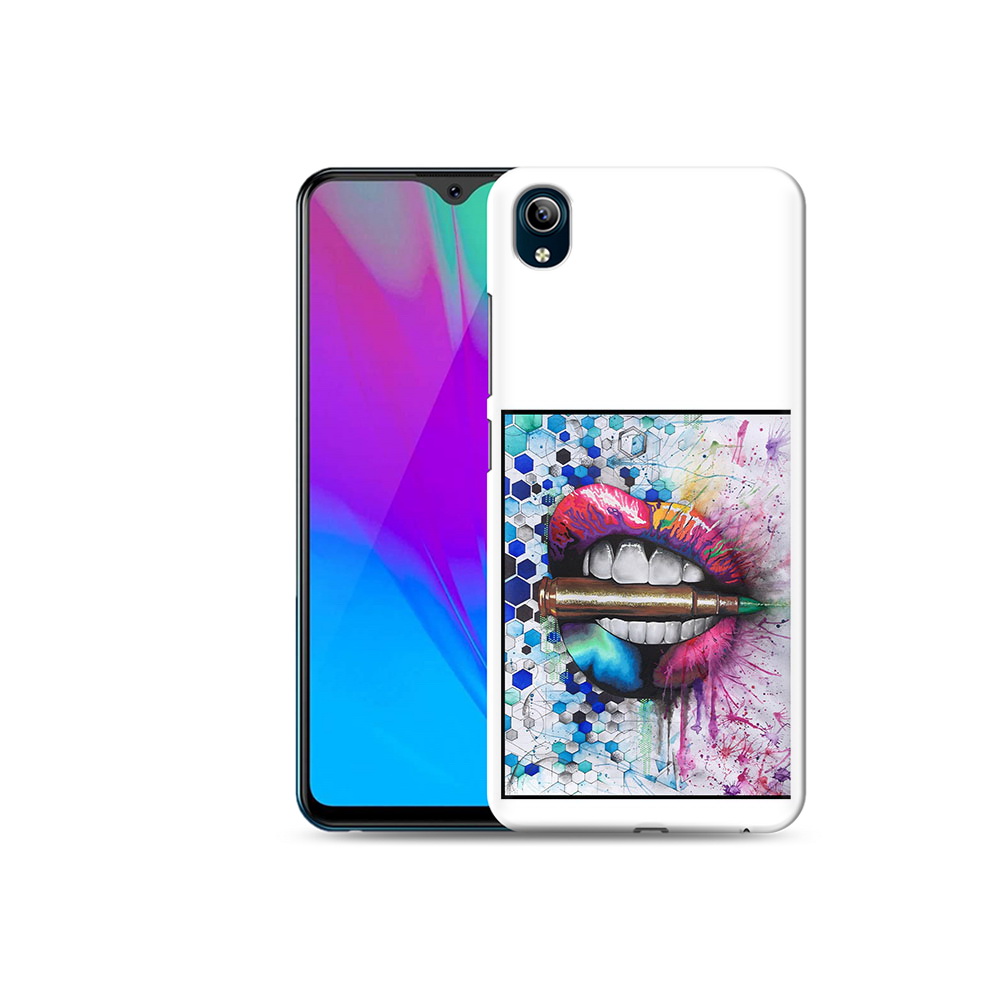 

Чехол MyPads Tocco для Vivo Y91C разноцветные губы с пулей (PT156610.438.571), Прозрачный, Tocco