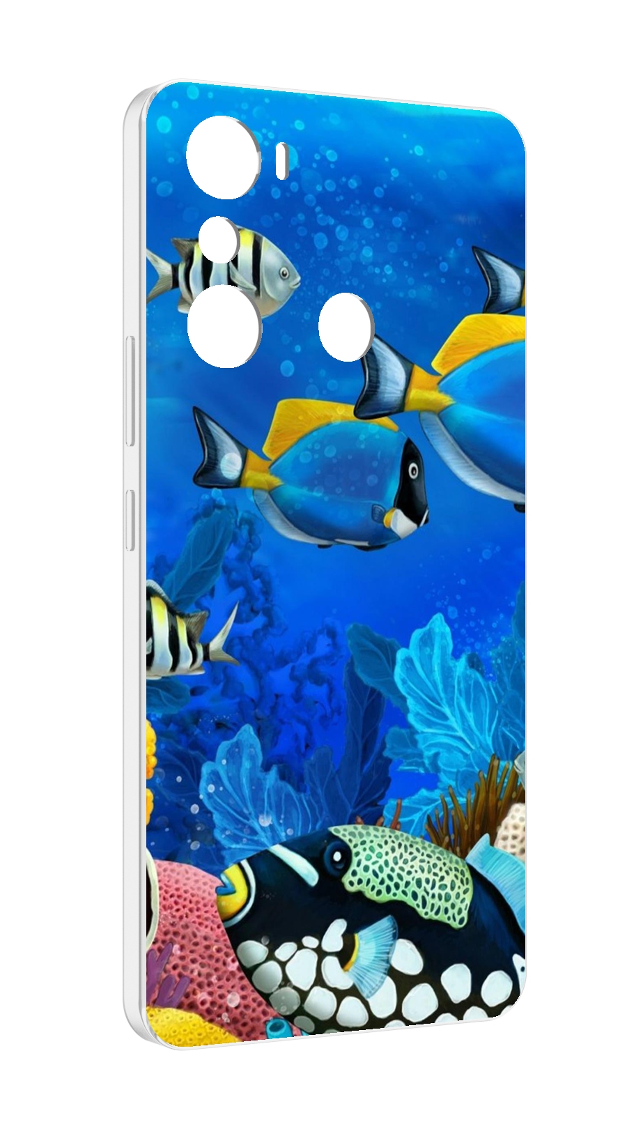 

Чехол MyPads Рыбки для Infinix Hot 20i, Прозрачный, Tocco