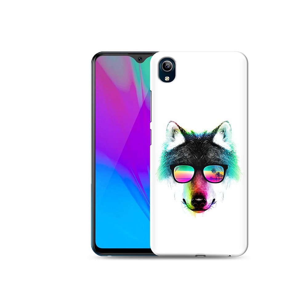 

Чехол MyPads Tocco для Vivo Y91C радужный волк (PT156610.438.567), Прозрачный, Tocco