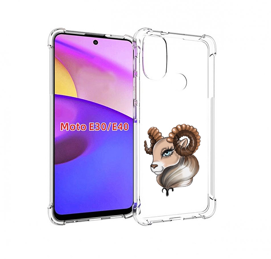 

Чехол бампер MyPads Барашка для Motorola Moto E30., Прозрачный, Tocco