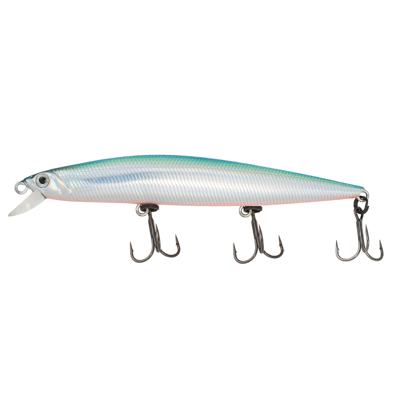 

Воблер TSURIBITO HARD MINNOW 130F/508, Голубой;серебристый, HARD MINNOW