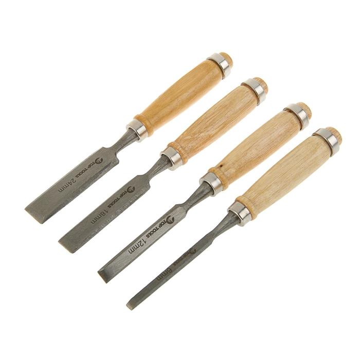 

Стамески Top Tools, 6-24 мм, набор 4 шт.