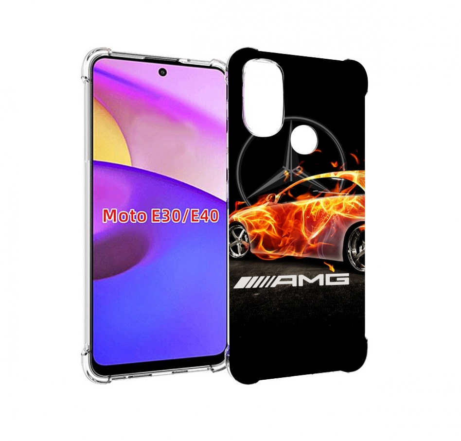 

Чехол бампер MyPads АМГ мужской для Motorola Moto E30., Прозрачный, Tocco