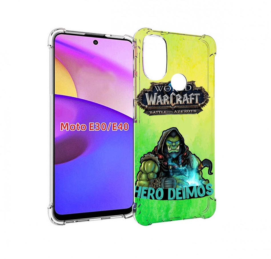 

Чехол бампер MyPads world-of-warcraft мужской для Motorola Moto, Прозрачный, Tocco