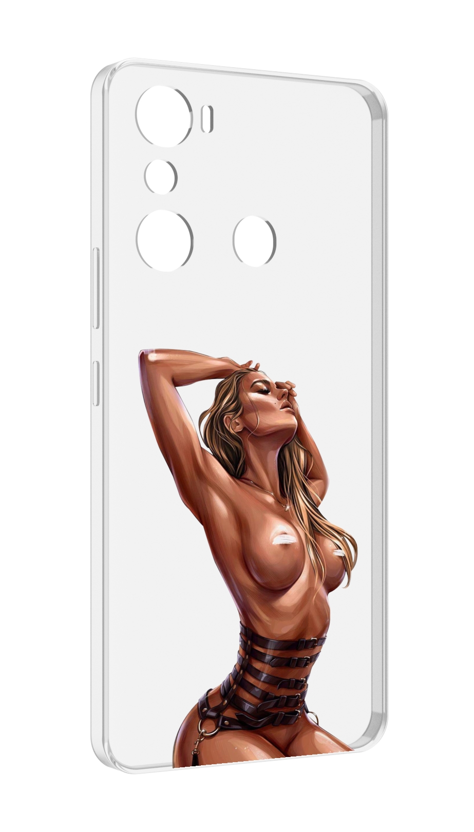 

Чехол MyPads Портупея денский для Infinix Hot 20i, Прозрачный, Tocco