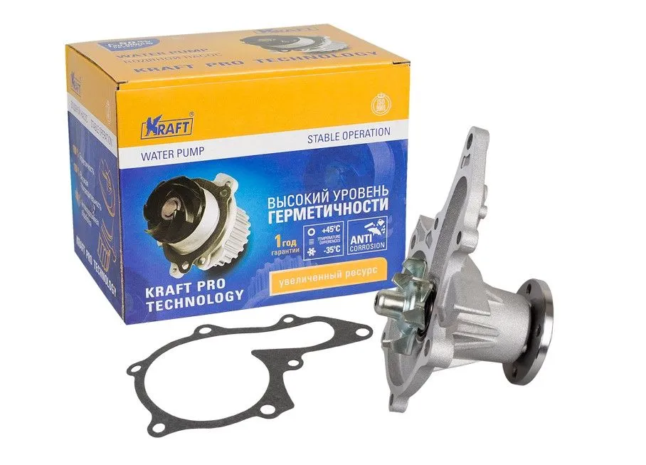 

KRAFT 'KT059390 Насос водяной Toyota Carina E (92-97), Corolla (92-01) 1.6 1шт