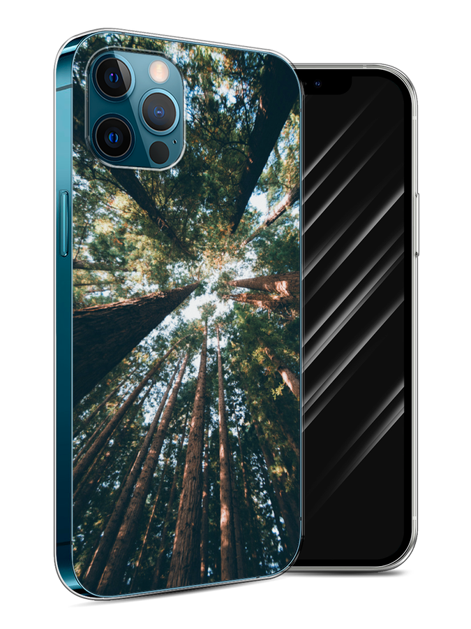 

Чехол Awog на Apple iPhone 12 / Айфон 12 "Лес 18", Разноцветный, 12550-4