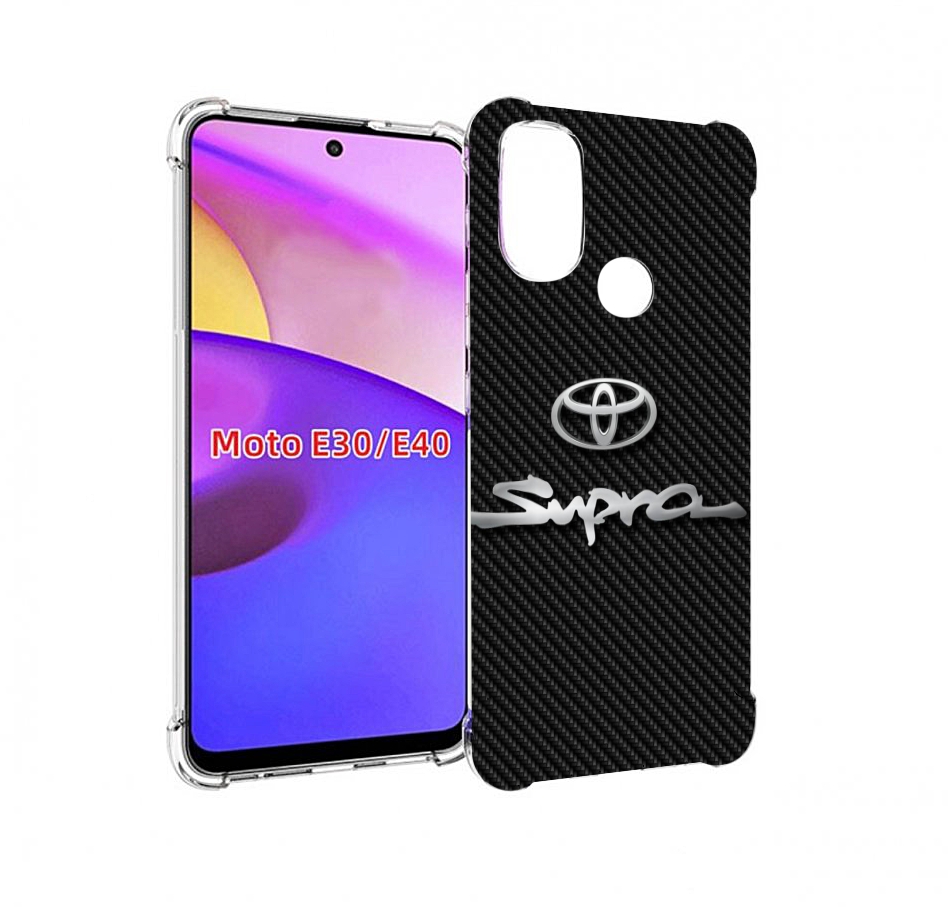 

Чехол бампер MyPads toyota тоиота 2 для Motorola Moto E30., Прозрачный, Tocco
