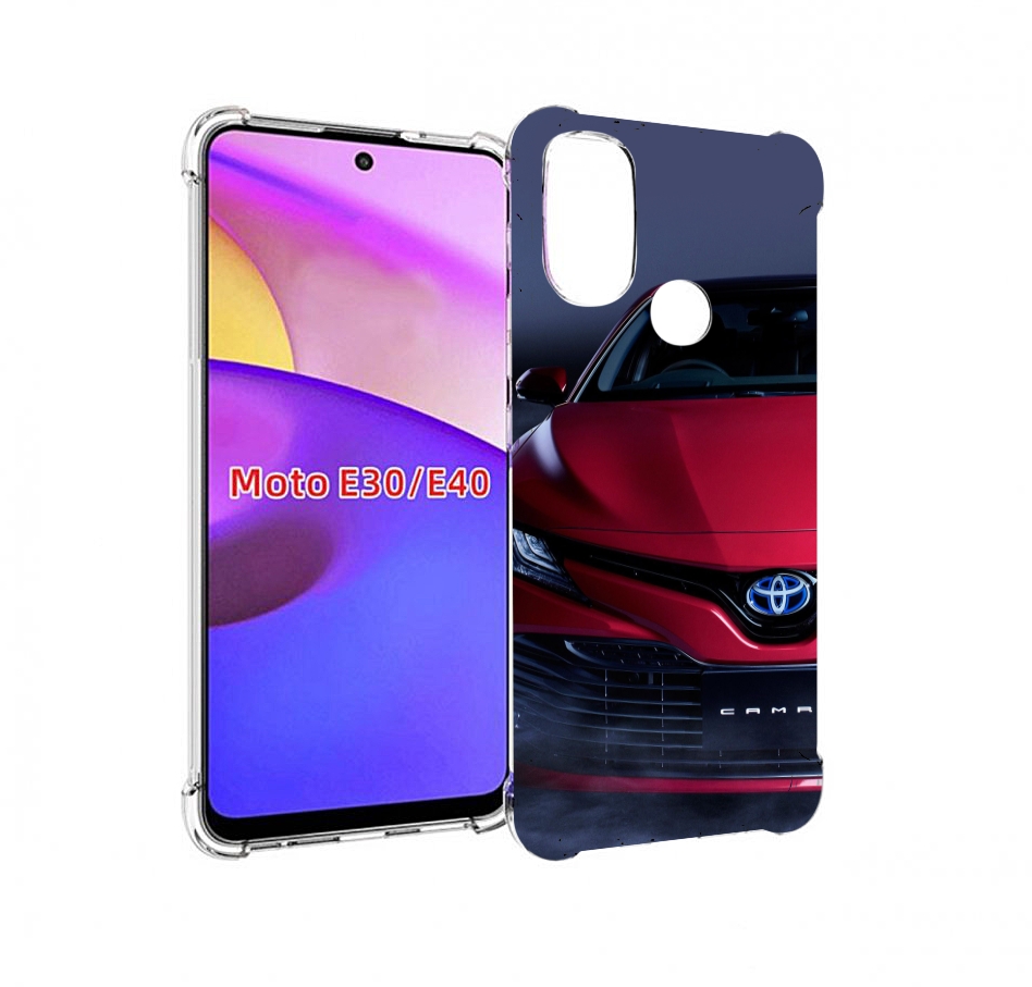 

Чехол бампер MyPads toyota тоиота 1 для Motorola Moto E30., Прозрачный, Tocco