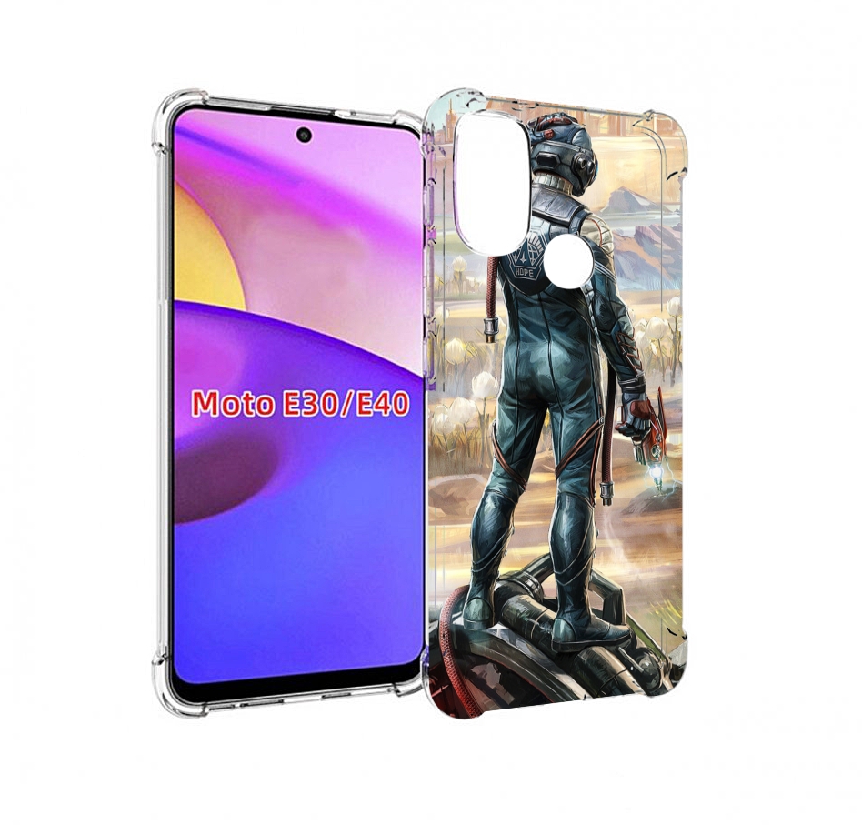 

Чехол бампер MyPads the-outer-worlds для Motorola Moto E30., Прозрачный, Tocco