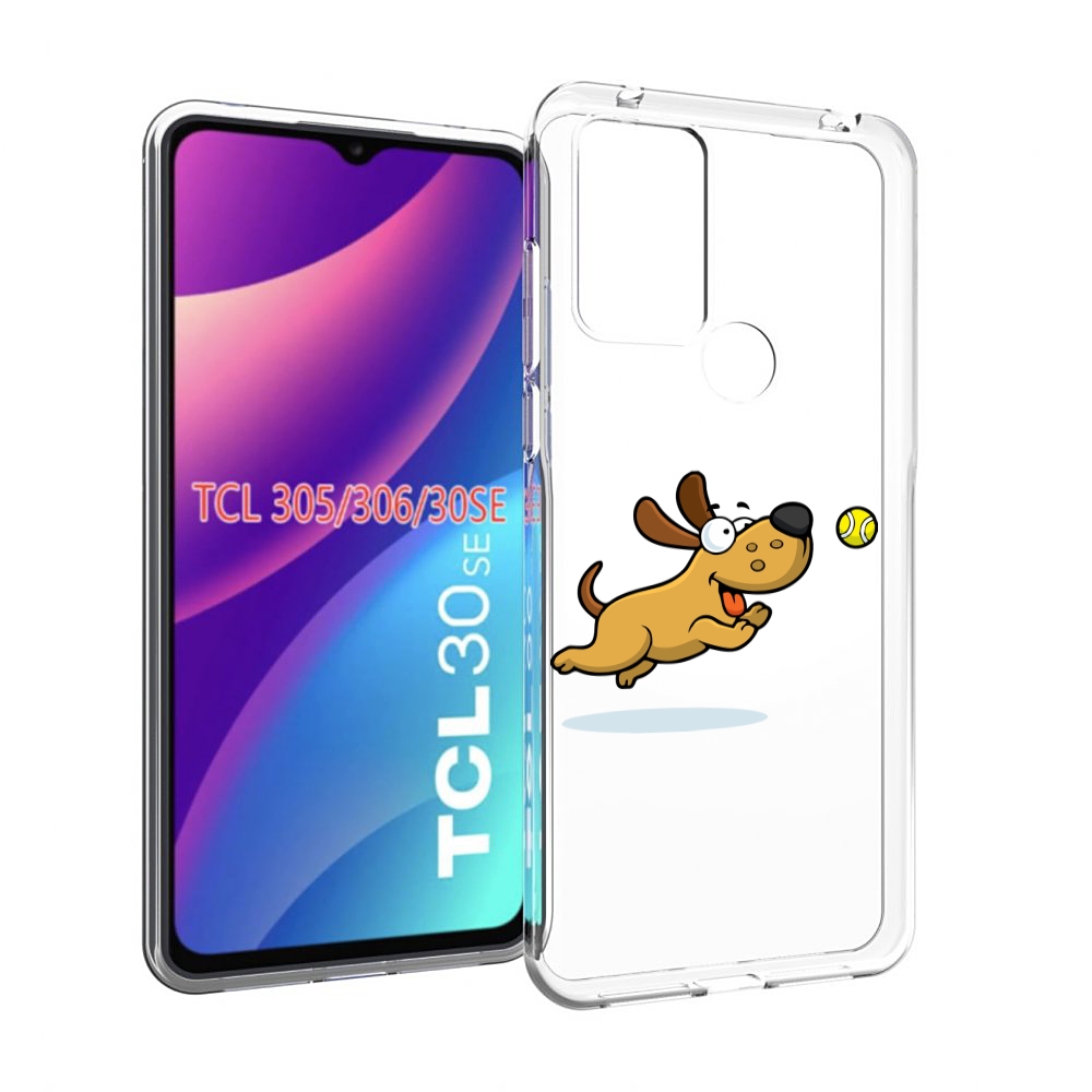 

Чехол MyPads пёсик для TCL 30SE/305/306/30E, Tocco