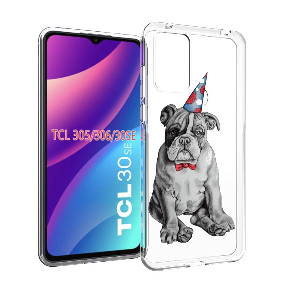 

Чехол MyPads праздничный щенок для TCL 30SE/305/306/30E, Tocco