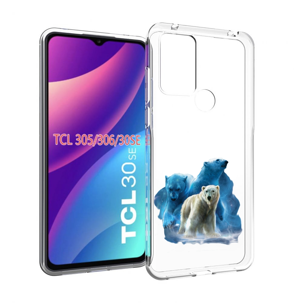 

Чехол MyPads полярный медведь для TCL 30SE/305/306/30E, Tocco