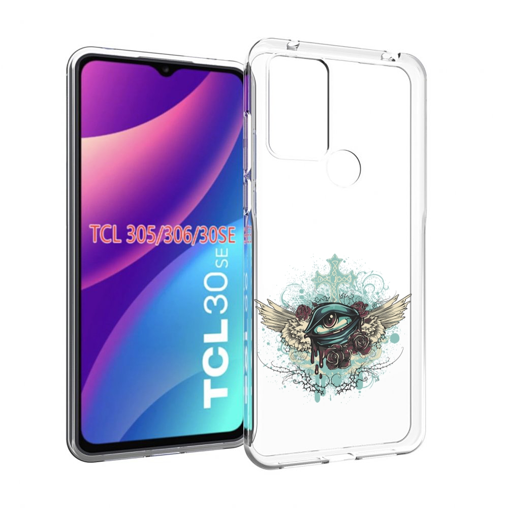 

Чехол MyPads плачущий глаз с крыльями для TCL 30SE/305/306/30E, Tocco