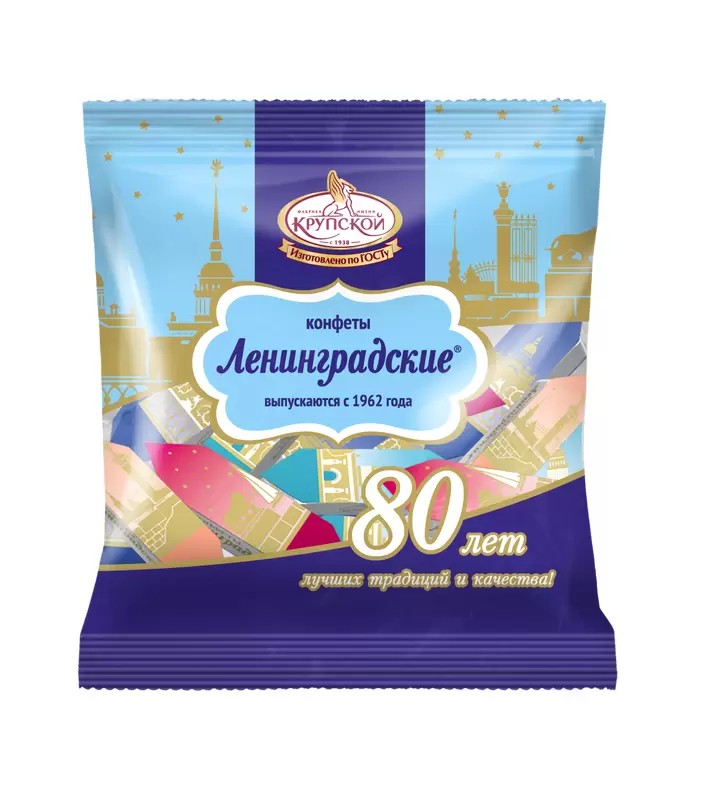 

Конфеты КФ Крупской Ленинградские, 200 г х 3 шт