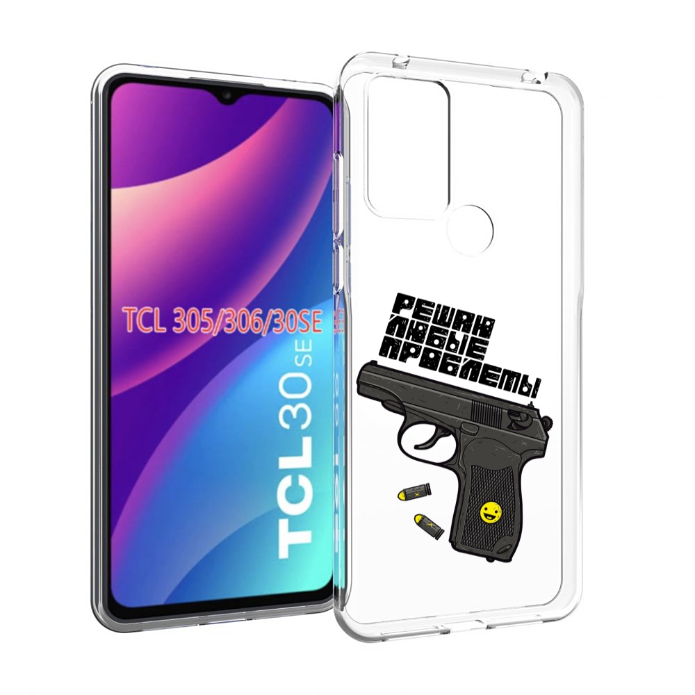 

Чехол MyPads пистолет против проблем для TCL 30SE/305/306/30E, Tocco