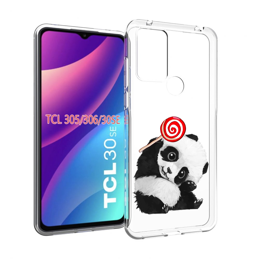 

Чехол MyPads панда с леденцом для TCL 30SE/305/306/30E, Tocco