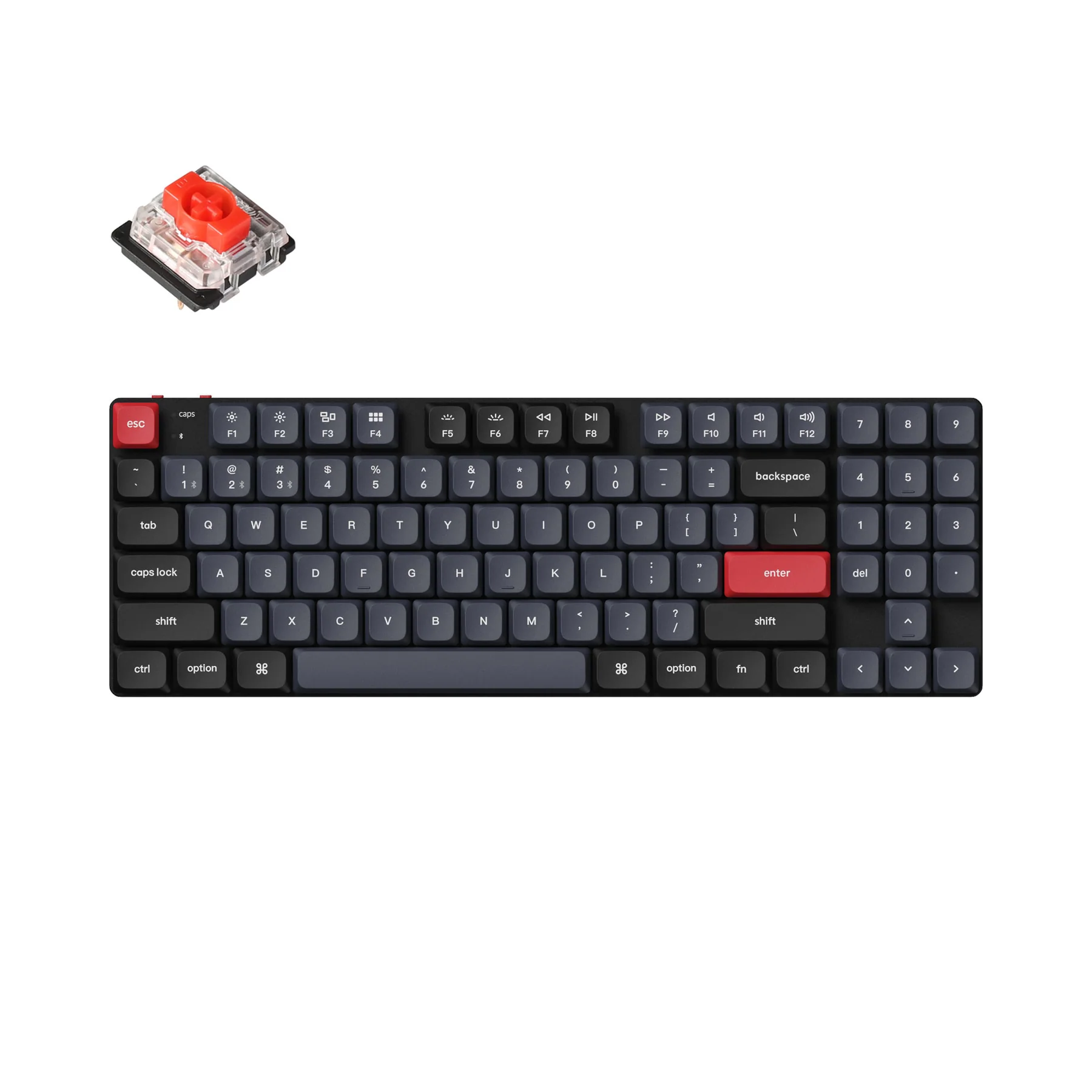 Проводная/беспроводная игровая клавиатура Keychron K13 Pro Black (K13P-H1)