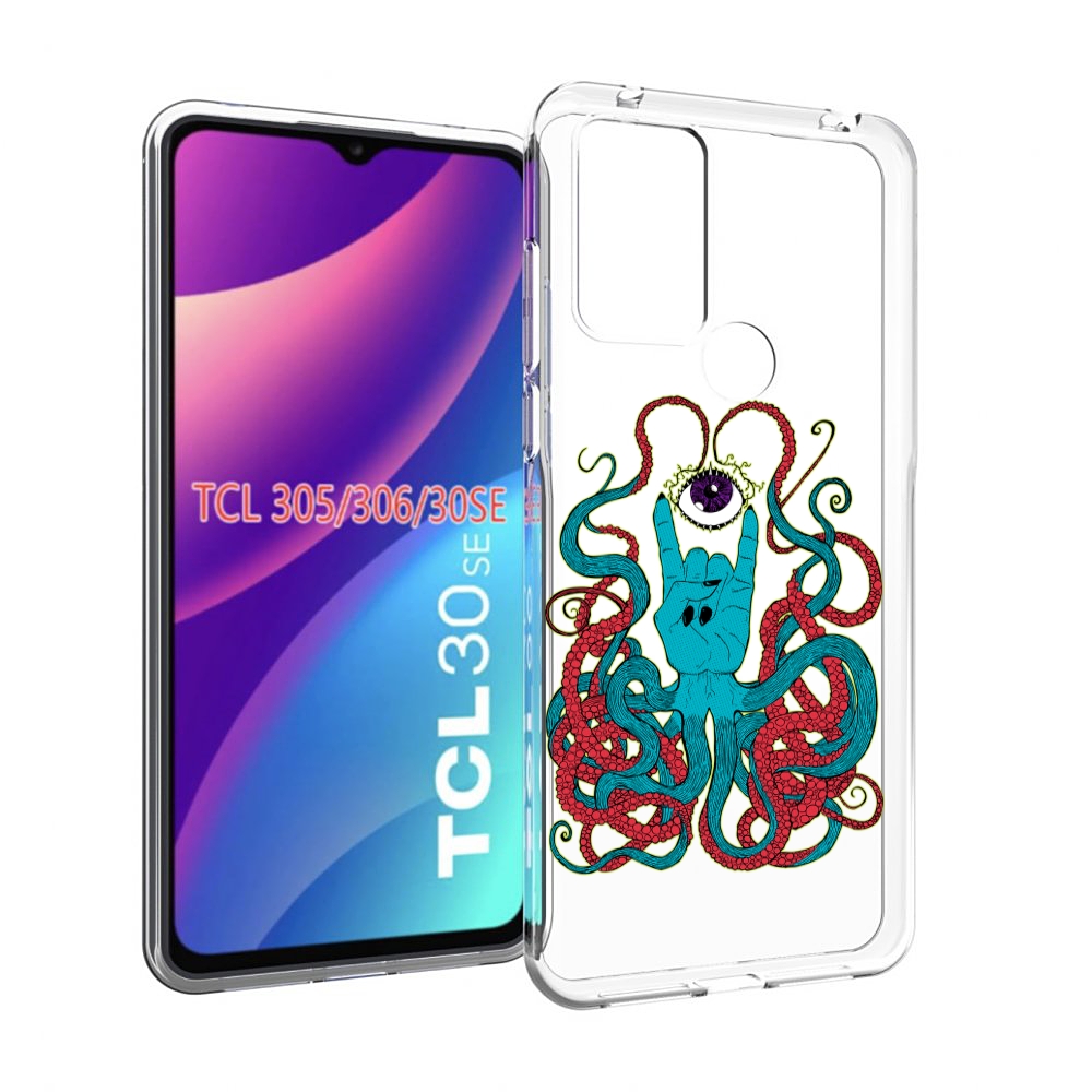 

Чехол MyPads осьминог-рука абстракция для TCL 30SE/305/306/30E, Tocco