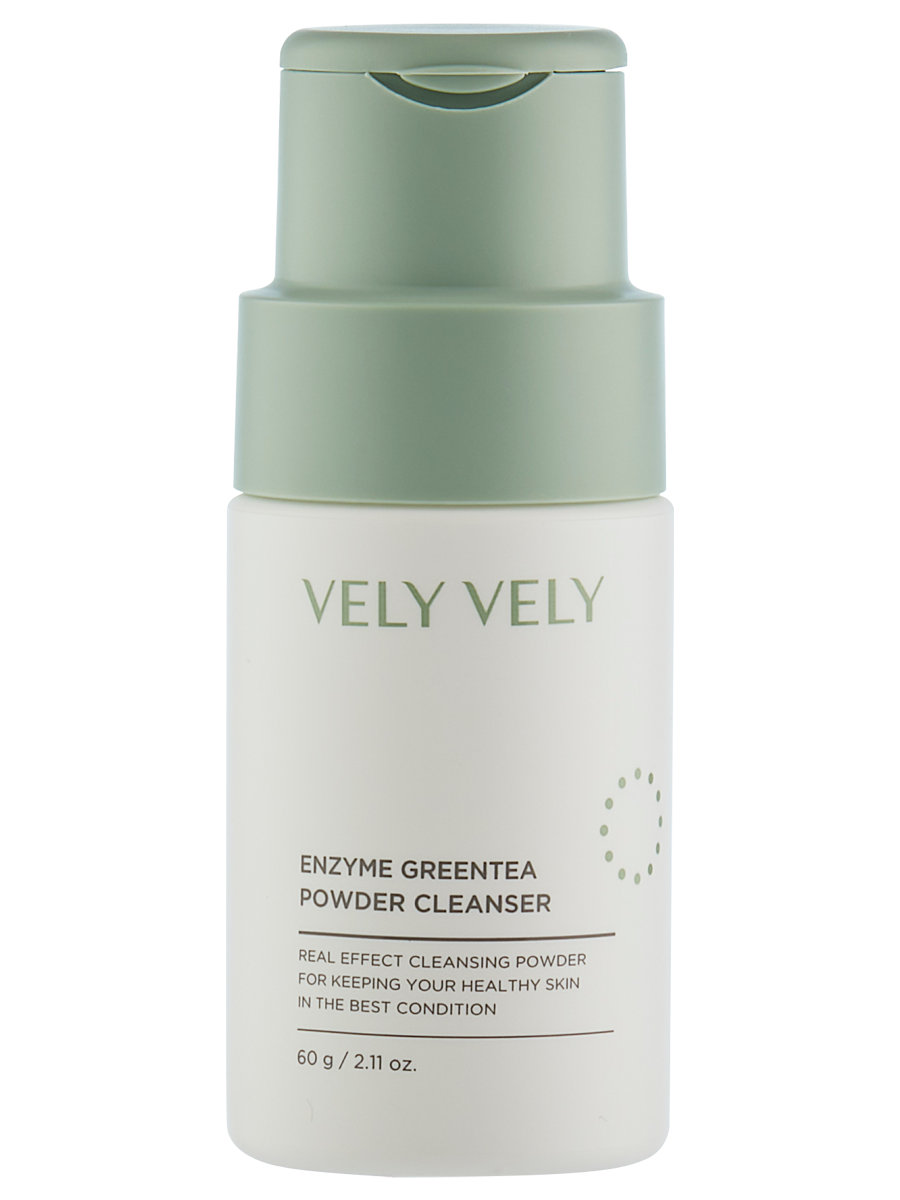 Энзимная пудра Vely Vely с экстрактом зеленого чая для умывания 60 г tasha энзимная пудра для умывания оптимальное очищение 70