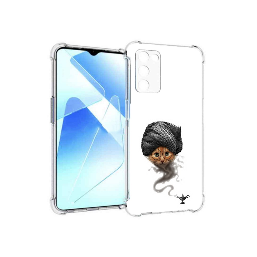

Чехол MyPads Tocco для Infinix Zero X Pro кот джин, Прозрачный, Tocco