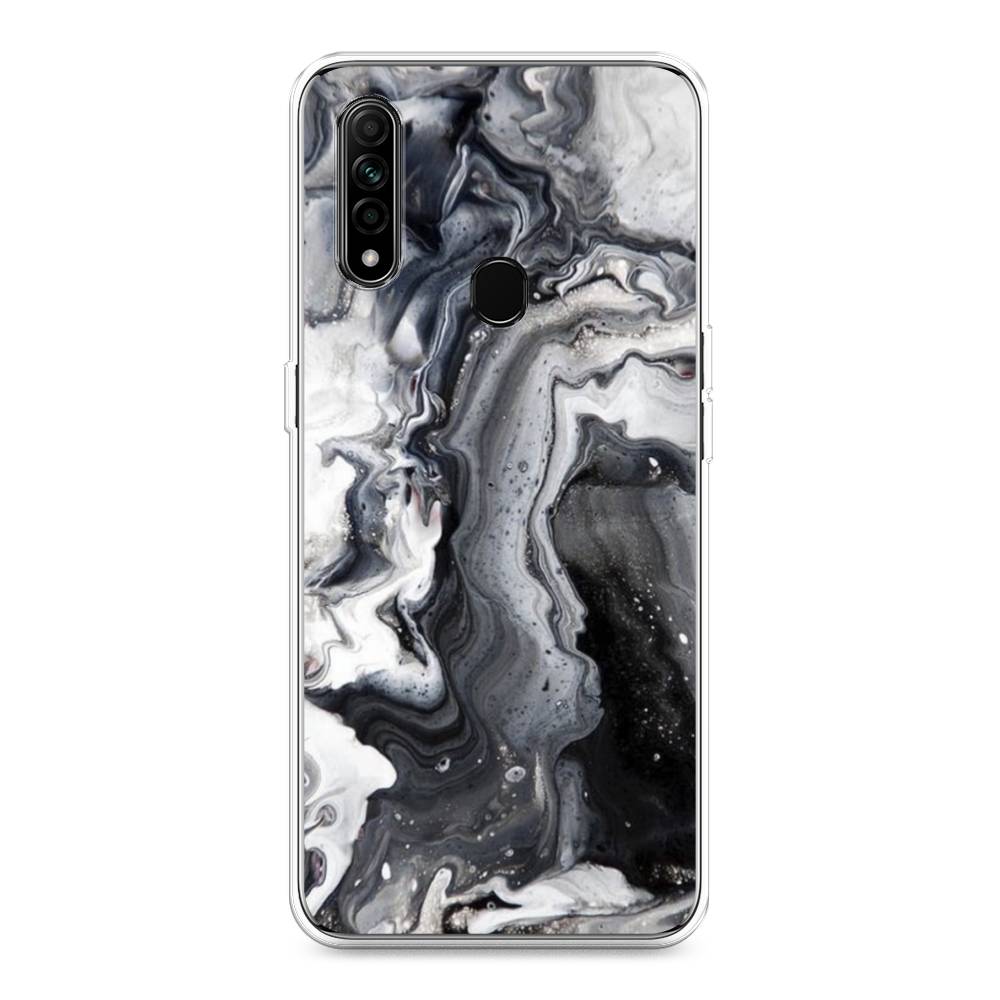 

Чехол Awog на Oppo A31 "Бело-черные сложные полосы", Разноцветный, 252250-3