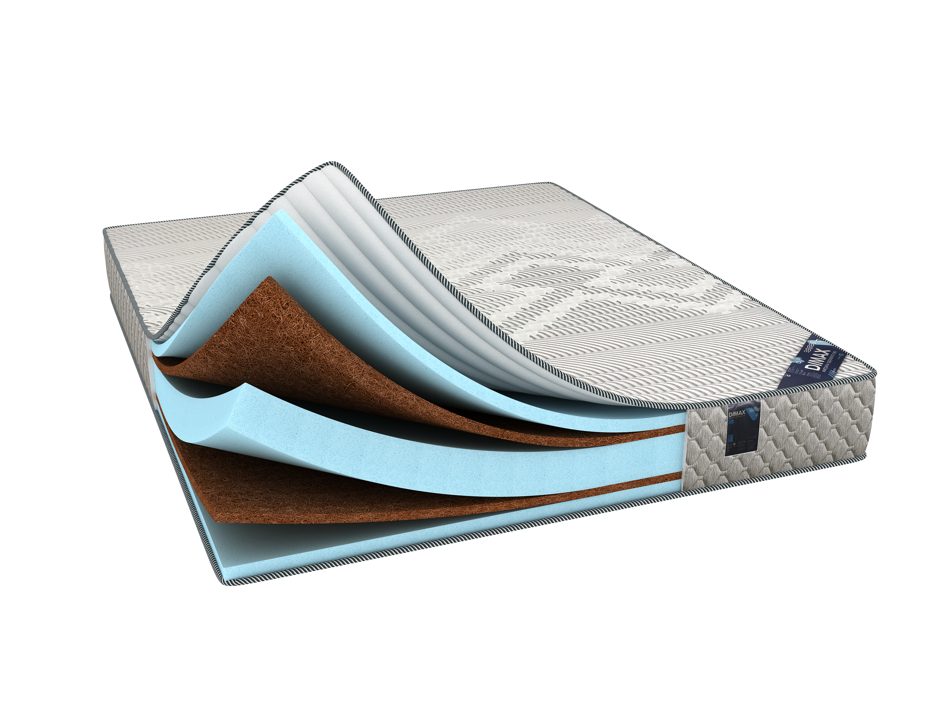 

Матрас ортопедический беспружинный DIMAX Онли Класс 75х195, Онли Класс