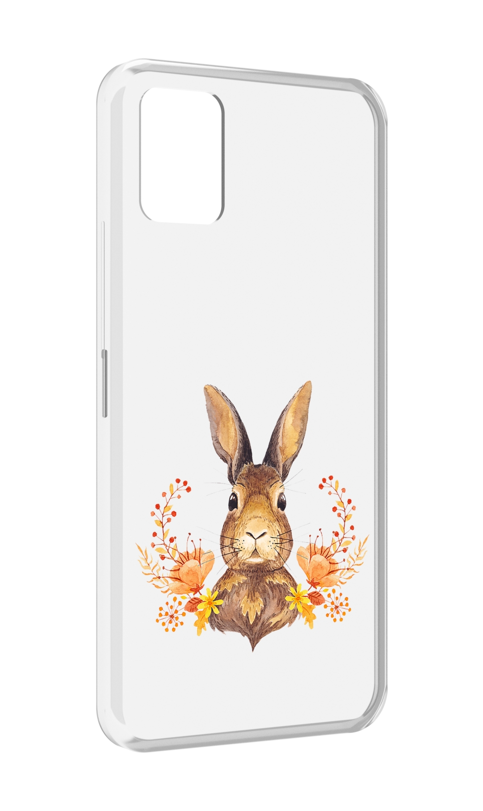 

Чехол MyPads зайка в цветах для Umidigi Power 5, Прозрачный, Tocco