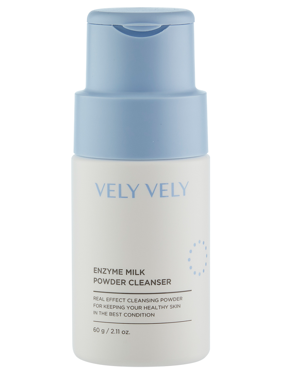 Энзимная пудра Vely Vely Enzyme Powder для умывания с экстрактом молочных протеинов 60 г tasha энзимная пудра для умывания оптимальное очищение 70