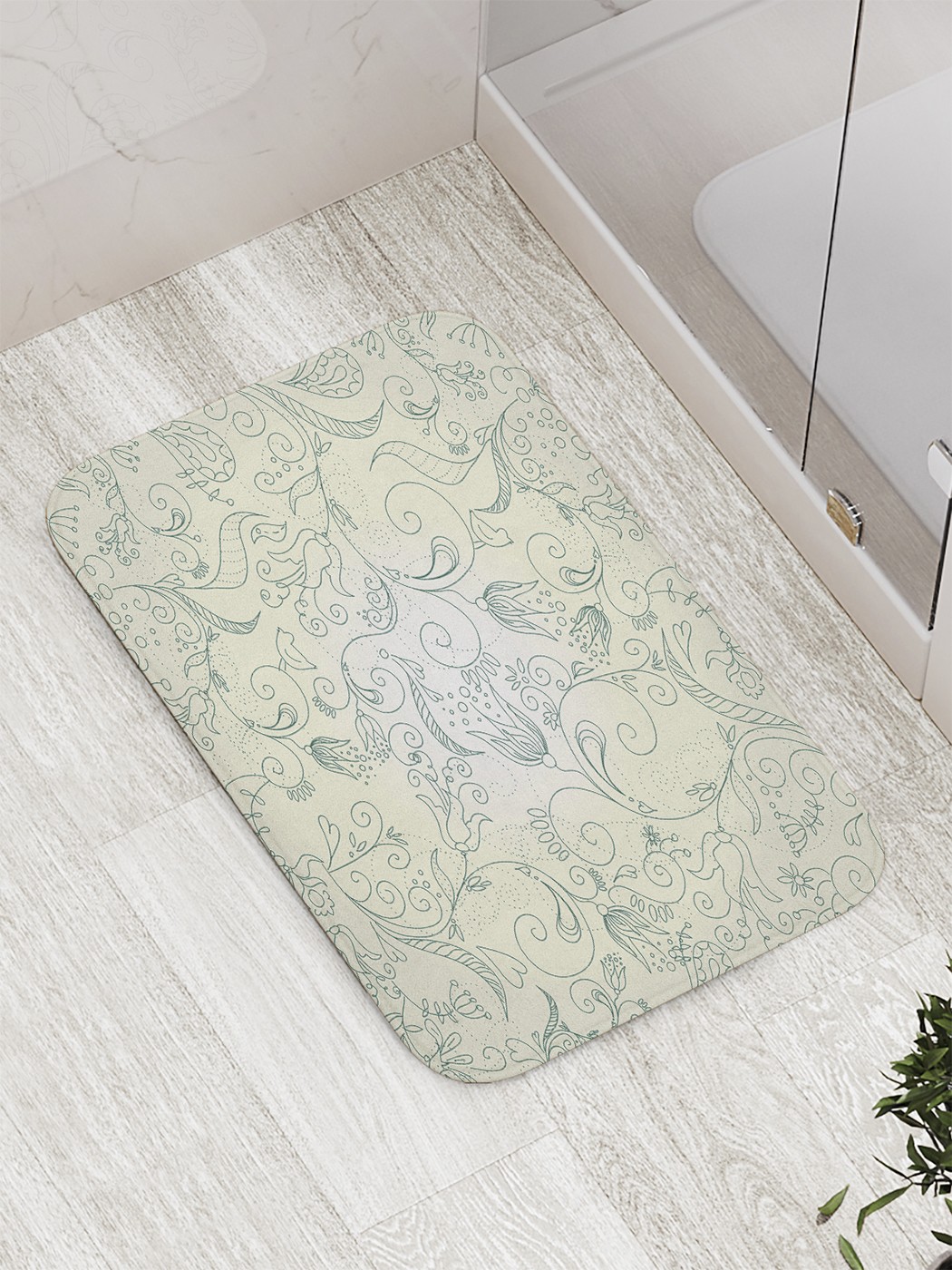 

Коврик противоскользящий для ванной, сауны, бассейна, 77х52 см bath_60825 JoyArty