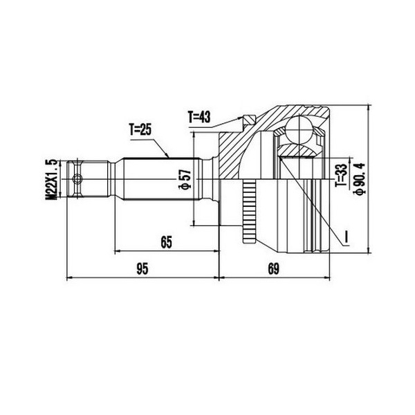 

ШРУС наружный Zikmar z87230r