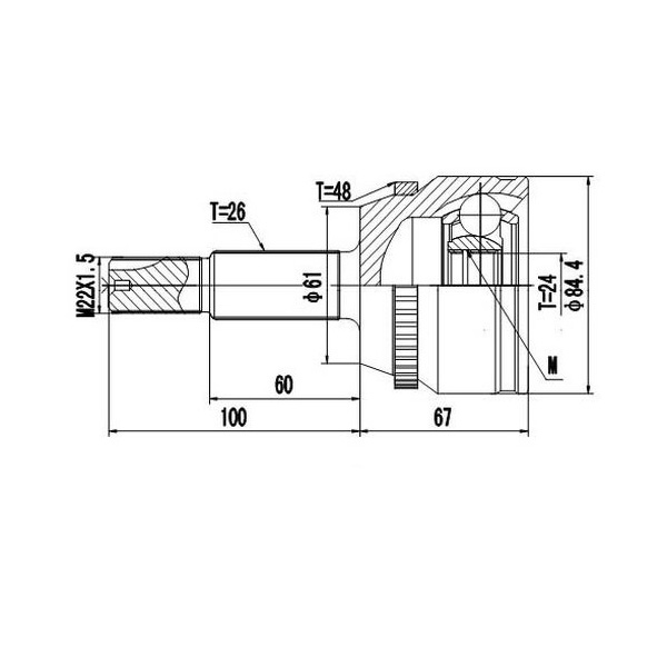 

ШРУС наружный Zikmar z87003r