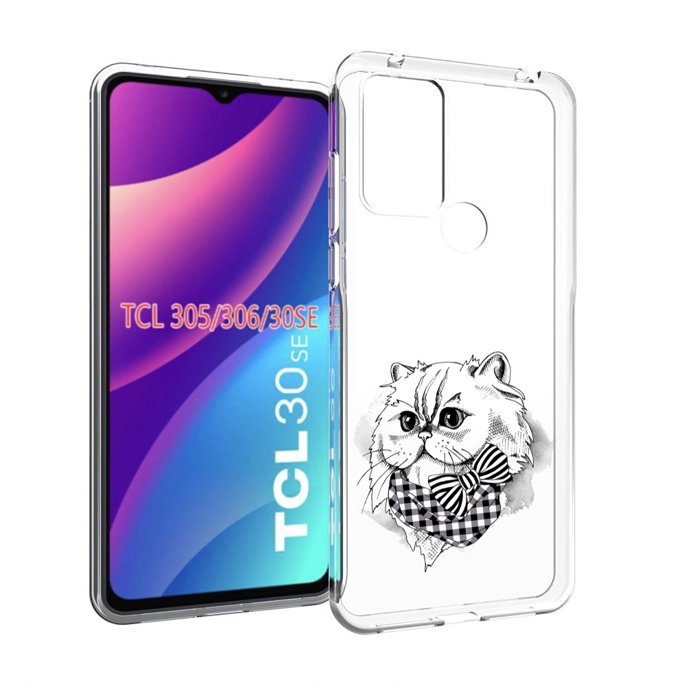 

Чехол MyPads нарисованная красивая кошечка для TCL 30SE/305/306/30E, Tocco