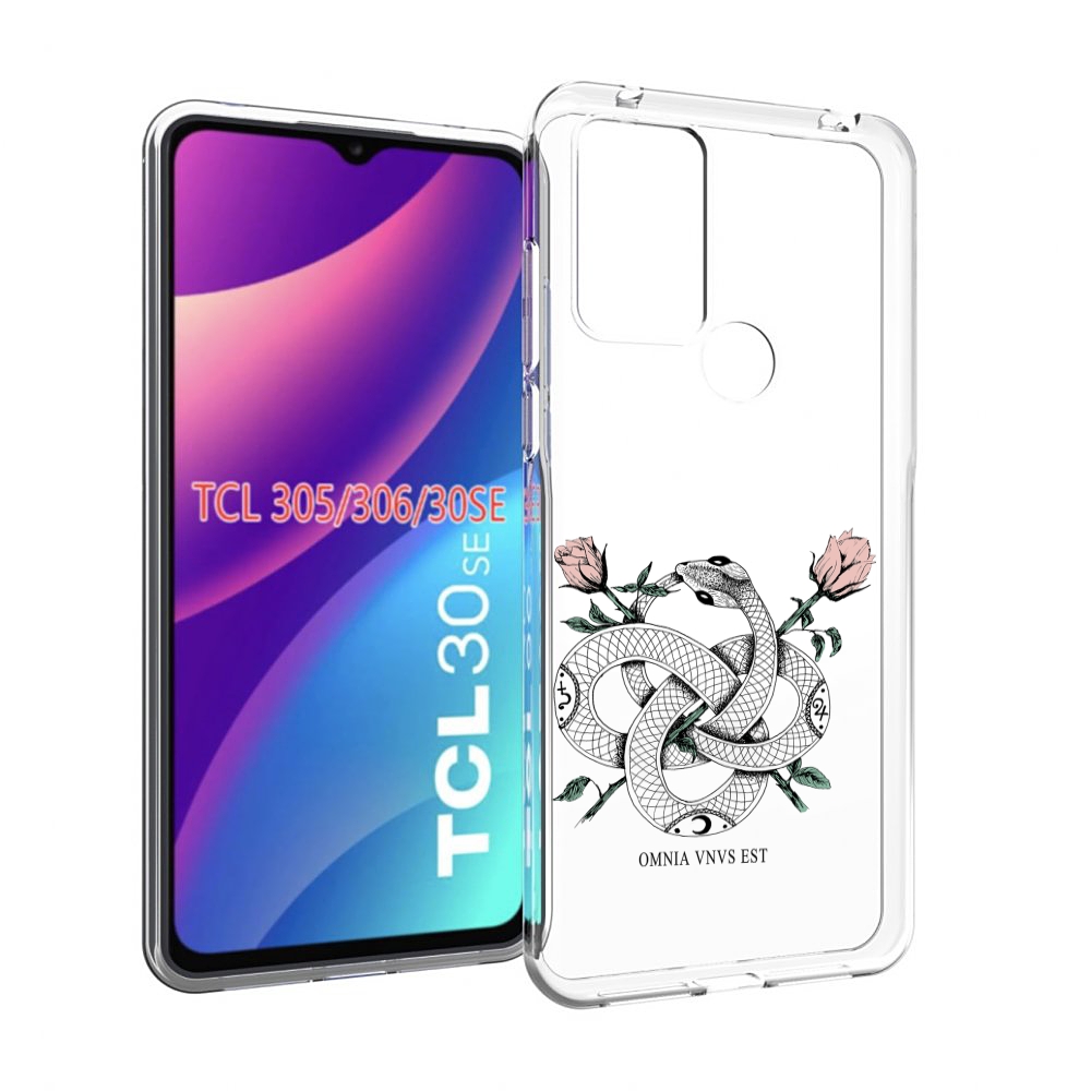 

Чехол MyPads нарисованная змея абстракция для TCL 30SE/305/306/30E, Tocco