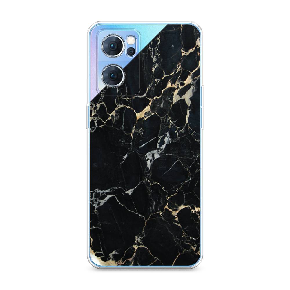 

Чехол Awog на Oppo Reno 7 5G "Черный мрамор уголок", Разноцветный, 258150-3