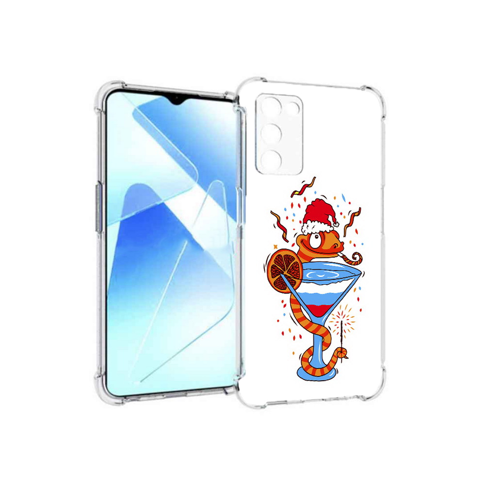 

Чехол MyPads Tocco для Infinix Zero X Pro змейка, Прозрачный, Tocco