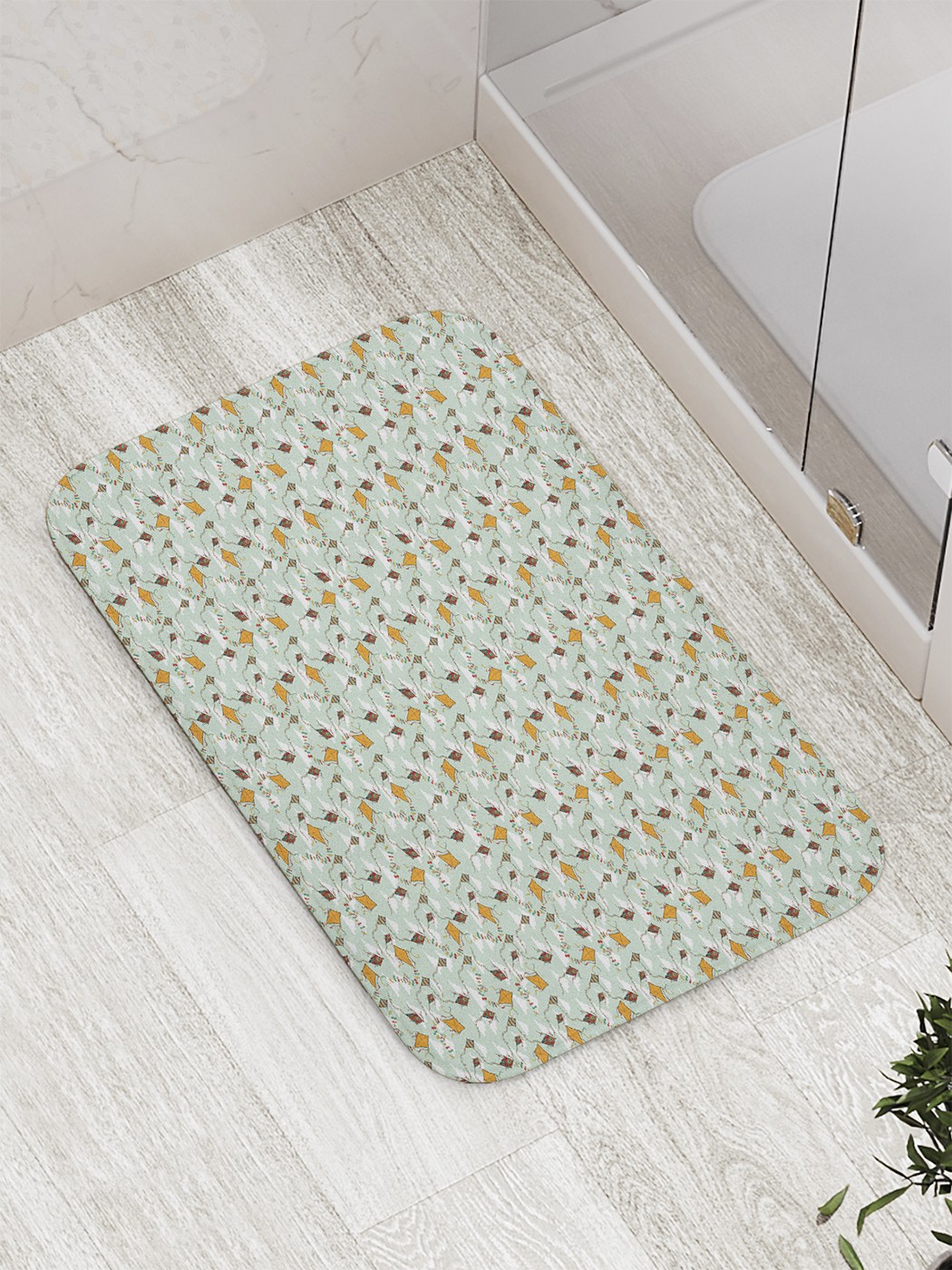 

Коврик противоскользящий для ванной, сауны, бассейна, 77х52 см bath_60797 JoyArty