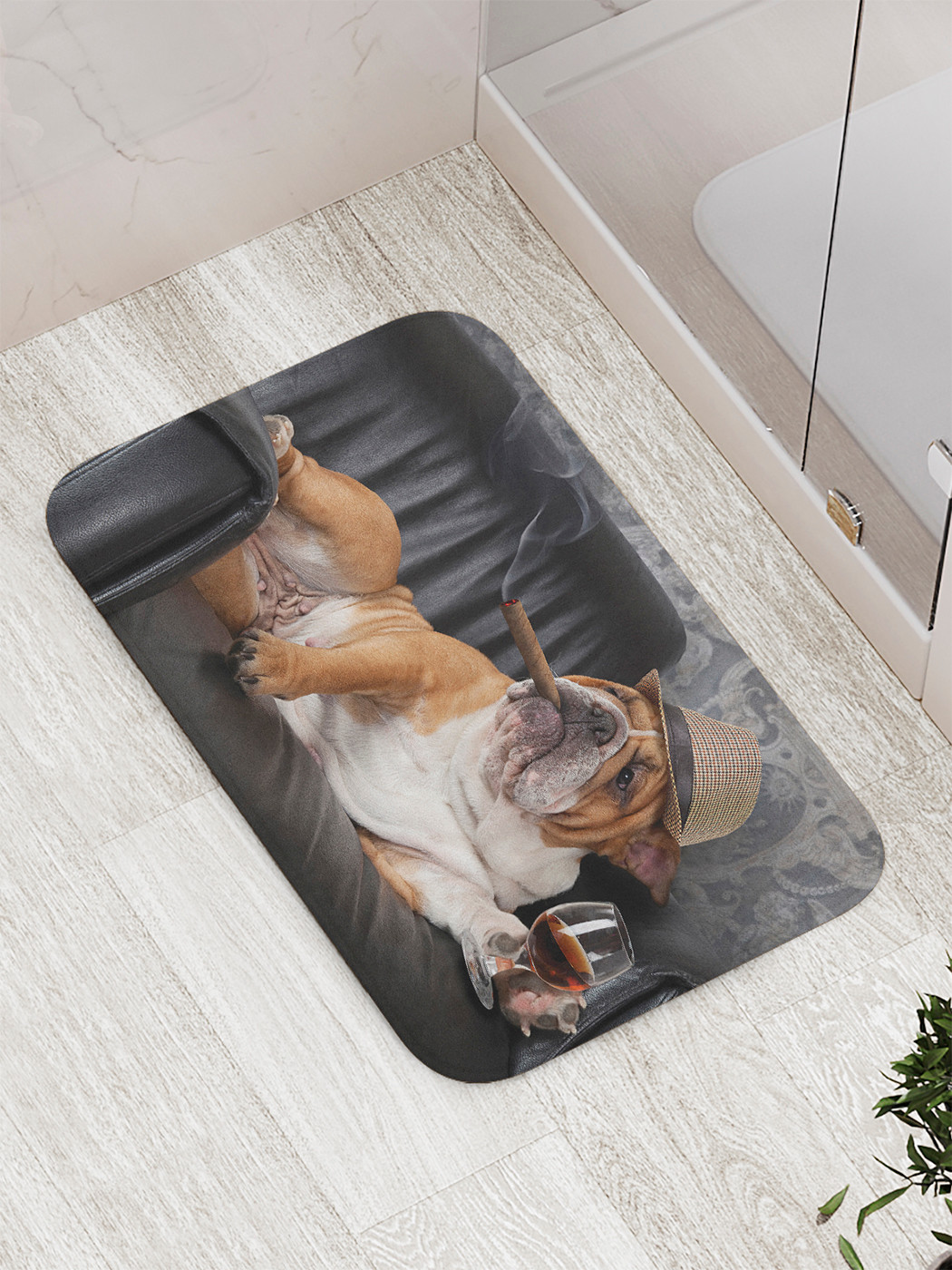 

Коврик противоскользящий для ванной, сауны, бассейна, 77х52 см bath_60794 JoyArty