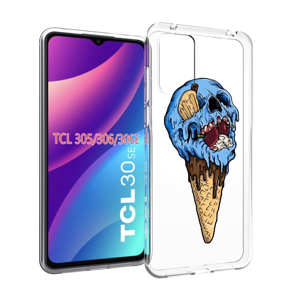 

Чехол MyPads мороженное череп для TCL 30SE/305/306/30E, Tocco