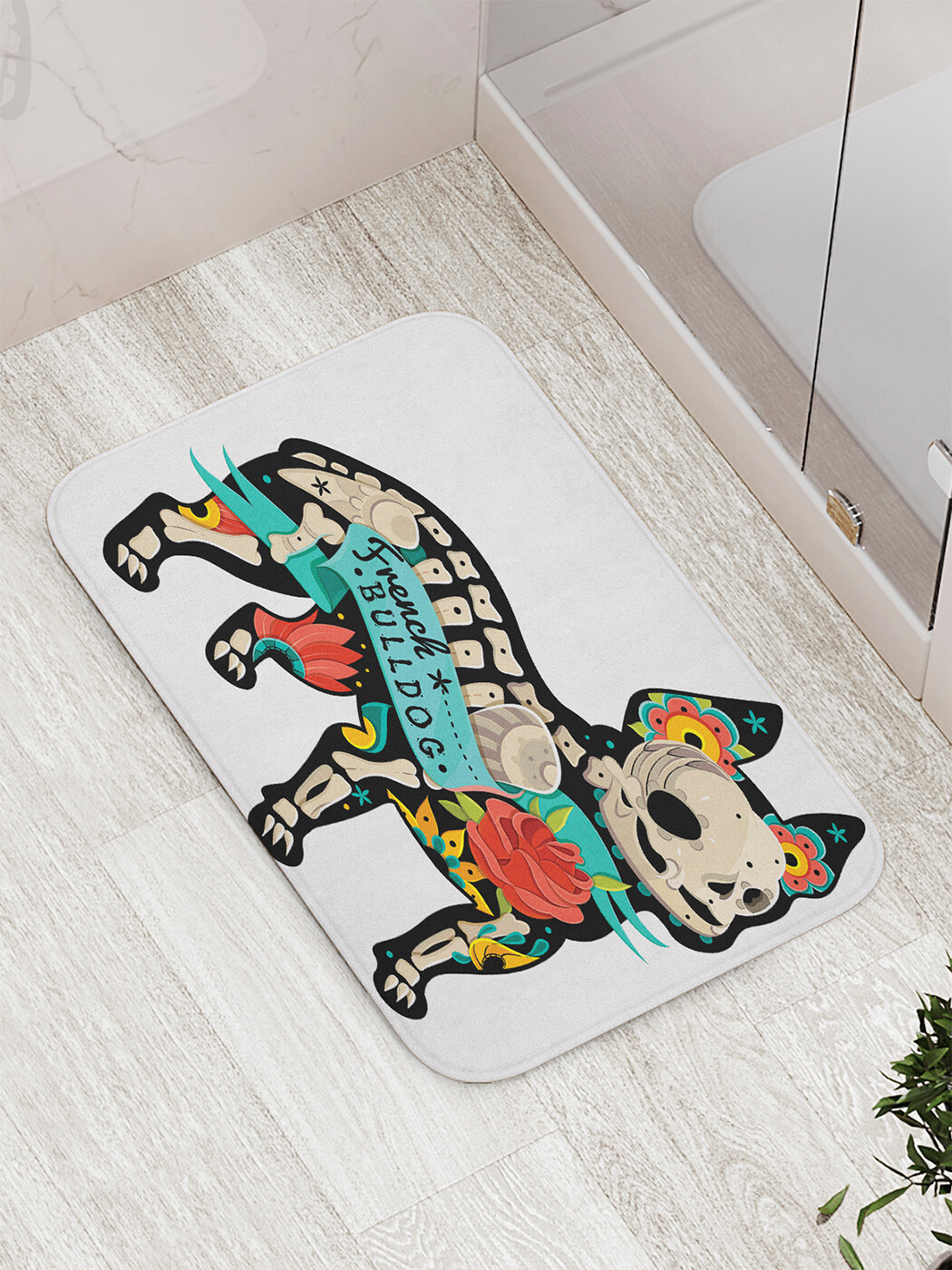 

Коврик противоскользящий для ванной, сауны, бассейна, 77х52 см bath_60785 JoyArty