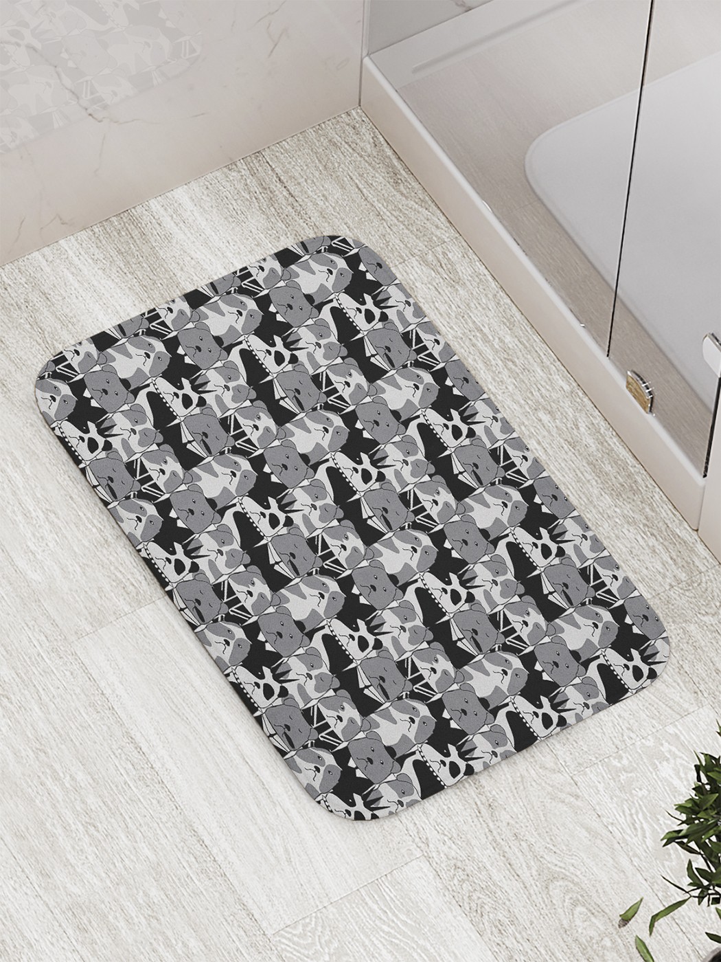 

Коврик противоскользящий для ванной, сауны, бассейна, 77х52 см bath_60780 JoyArty