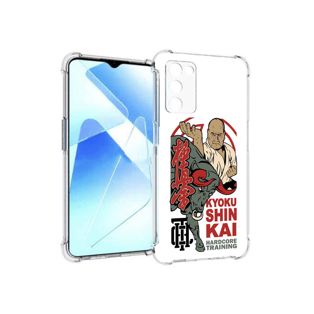 

Чехол MyPads Tocco для Infinix Zero X Pro единоборства рисунок, Прозрачный, Tocco
